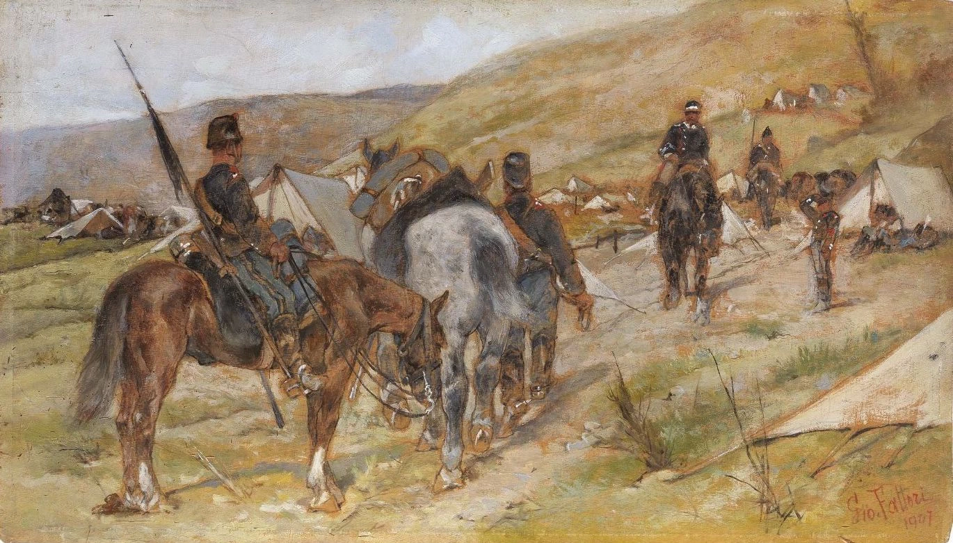 Accampamento di soldati [1907]